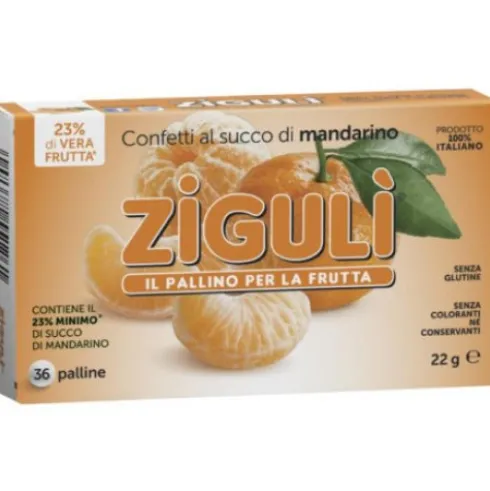 Zigulì Mandarino Palline al Succo, 36 Palline