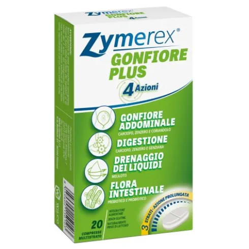 ZYMEREX Gonfiore Plus 20 Compresse